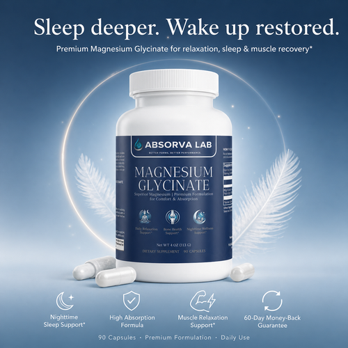 Magnesium Glycinate | High Absorption for Sleep & Muscle Relaxation